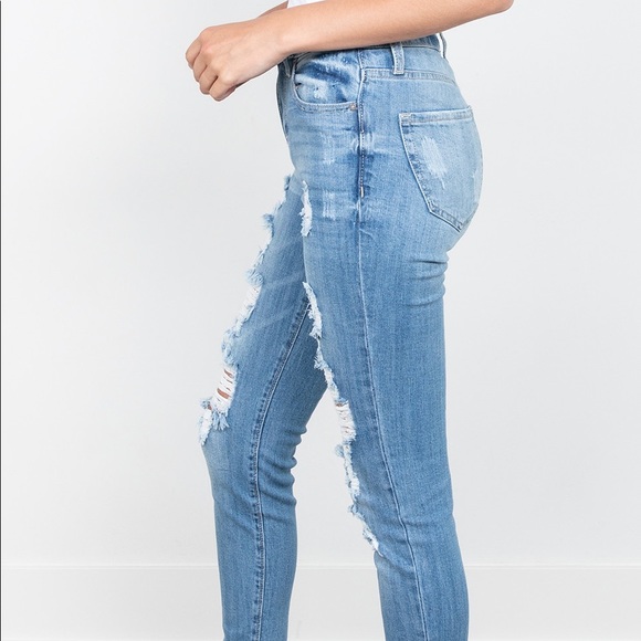 Distressed, Hammer Jeans Los Angeles, size 9 - Picture 4 of 15